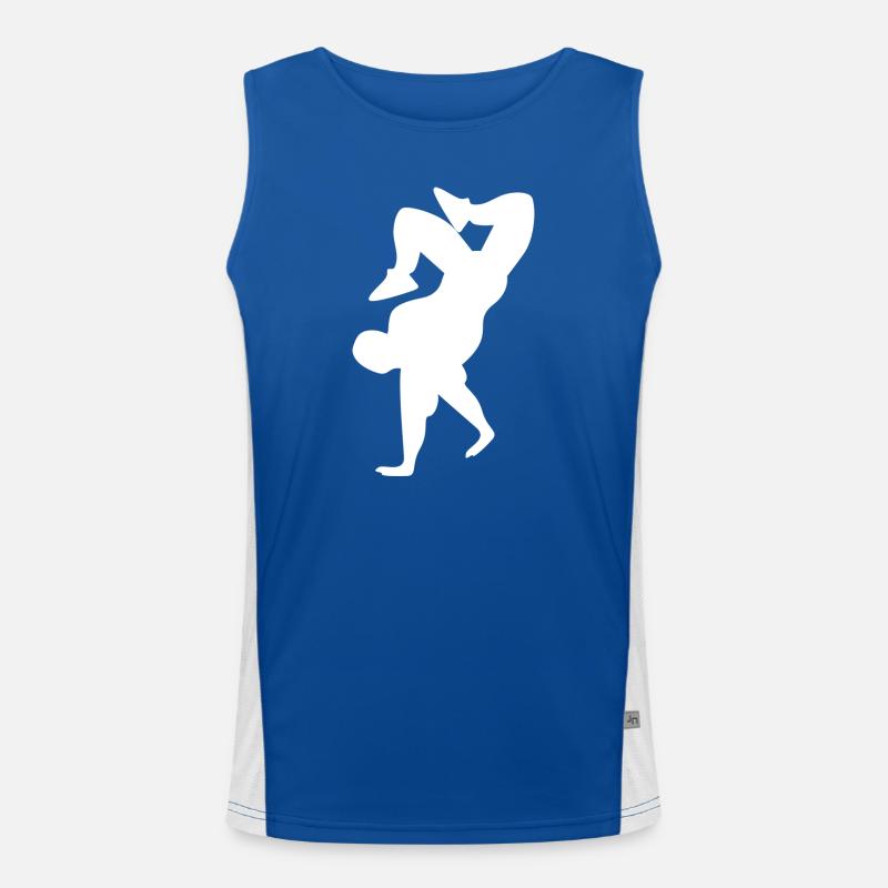 Breakdance Débardeur respirant contrasté Homme 