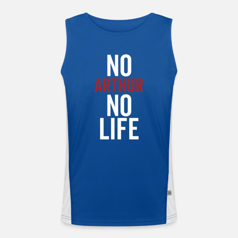 Pas d’Arthur Pas de vie Débardeur respirant contrasté Homme 