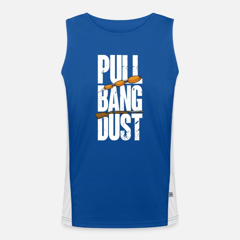 Shooting Skeet Clay Pigeon Shooting Men's Functional Contrast Tank Top 