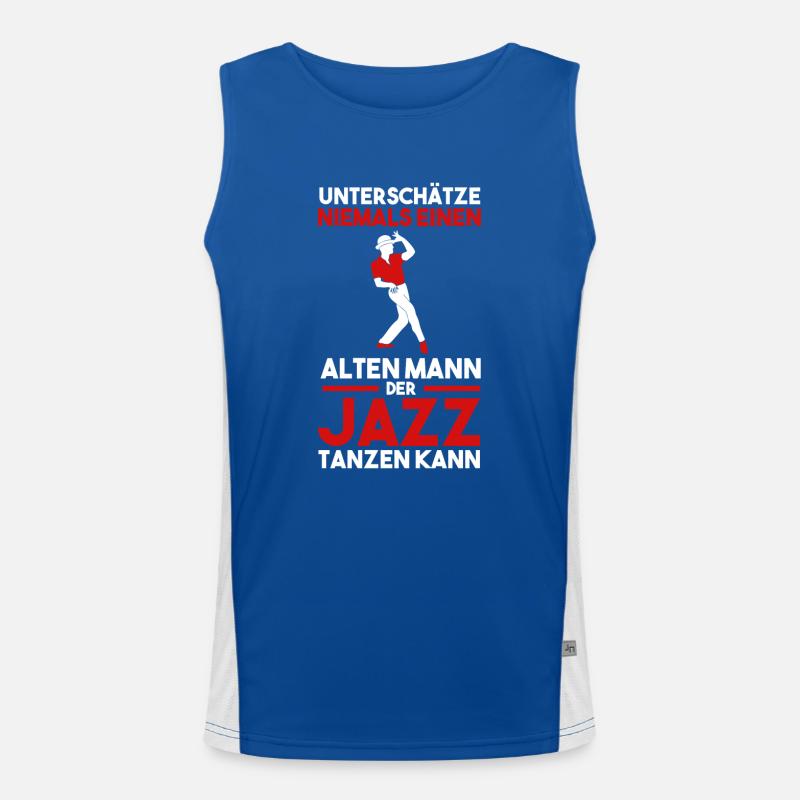 Jazz Tänzer Funktionelles Kontrast-Tank Top für Männer 