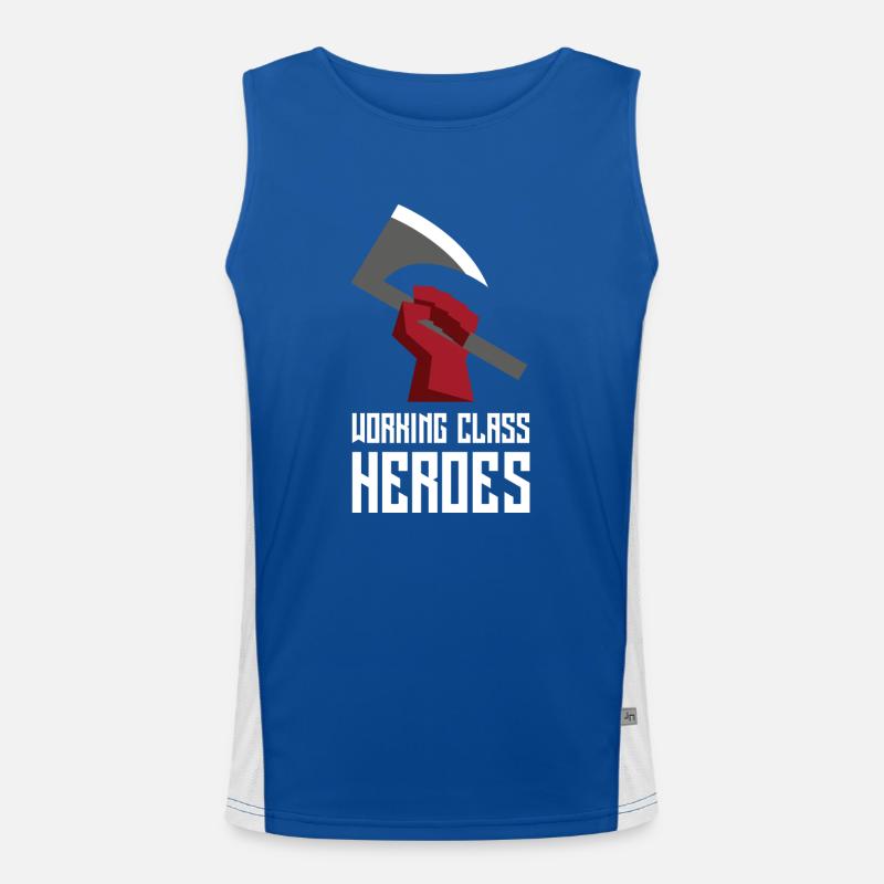 WORKING CLASS HEROES Men's Functional Contrast Tank Top 