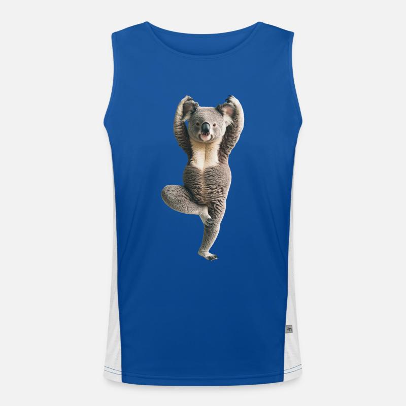 Koala Funktionelles Kontrast-Tank Top für Männer 
