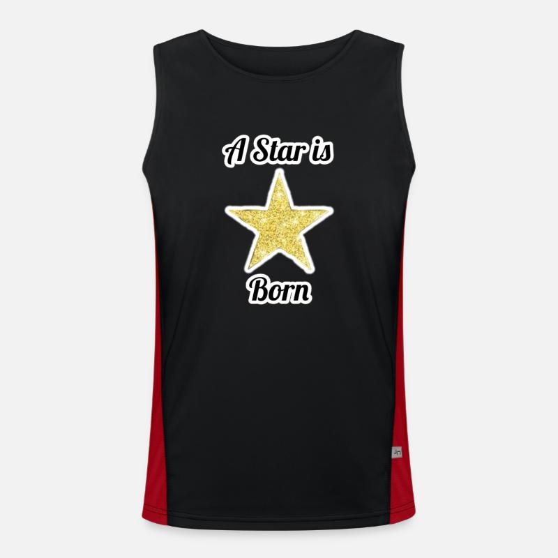 Rock Star Men's Functional Contrast Tank Top 