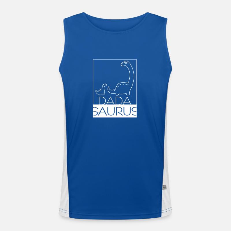 dadasaurus Men's Functional Contrast Tank Top 