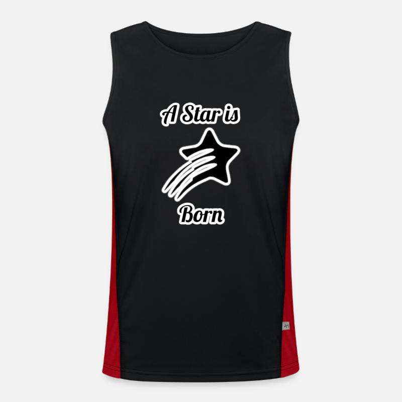 Rock Star Men's Functional Contrast Tank Top 