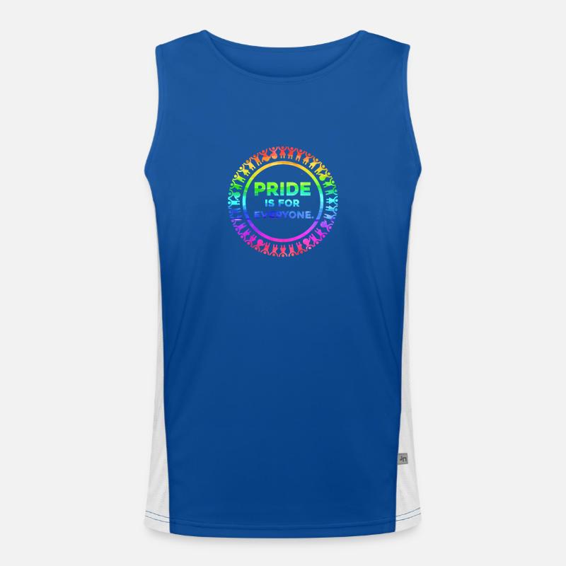 Pride is for Everyone Men's Functional Contrast Tank Top 