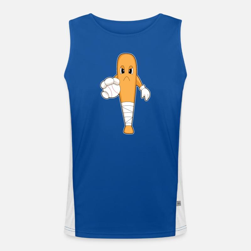 Baseball Batte de baseball Débardeur respirant contrasté Homme 