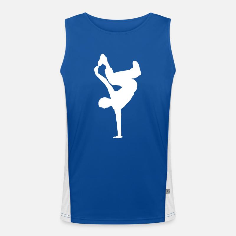Breakdancing Breaking B-Boying B-Girling Hip-Hop Men's Functional Contrast Tank Top 