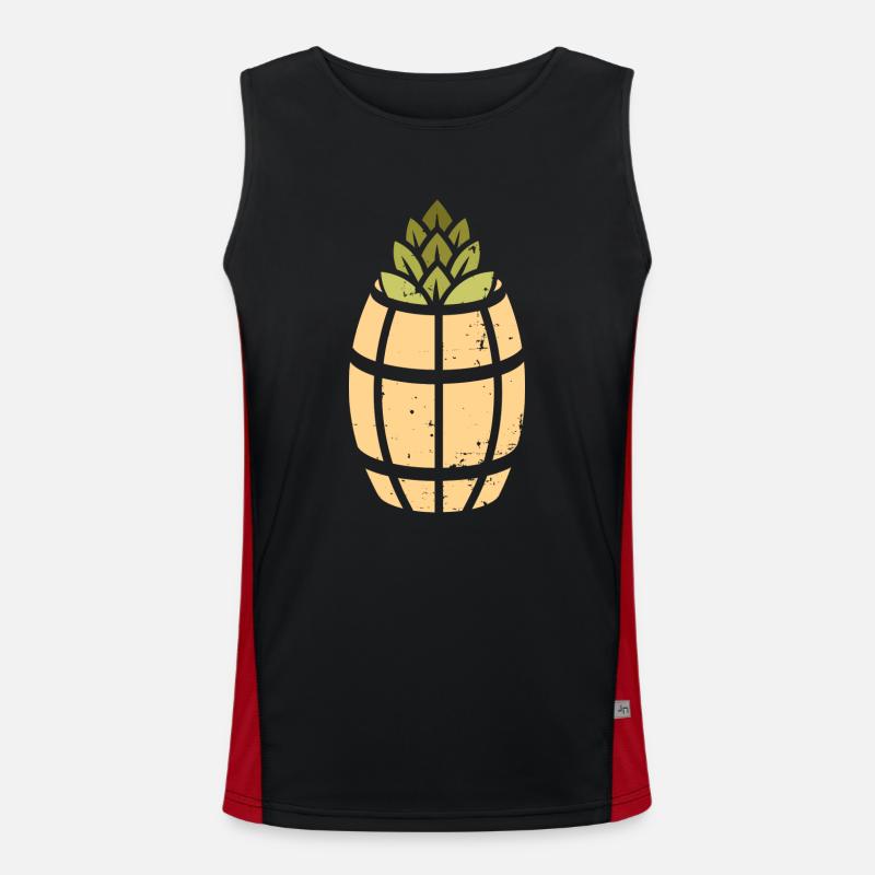 Logo de l’ananas Débardeur respirant contrasté Homme 