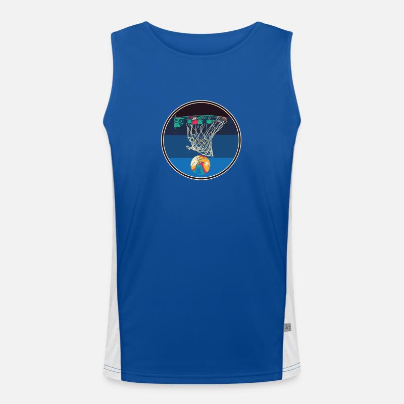 bb7 2 Funktionelles Kontrast-Tank Top für Männer 