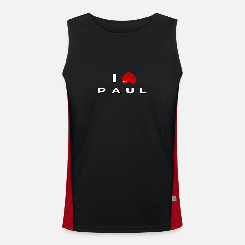 I hate Paul Men's Functional Contrast Tank Top 