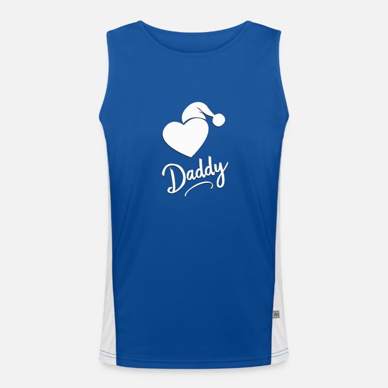 Herzlicher Daddy" Funktionelles Kontrast-Tank Top für Männer 
