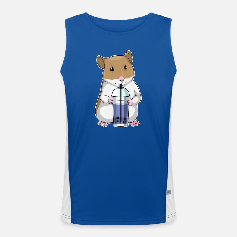 Hamster Bubble Tea Débardeur respirant contrasté Homme 