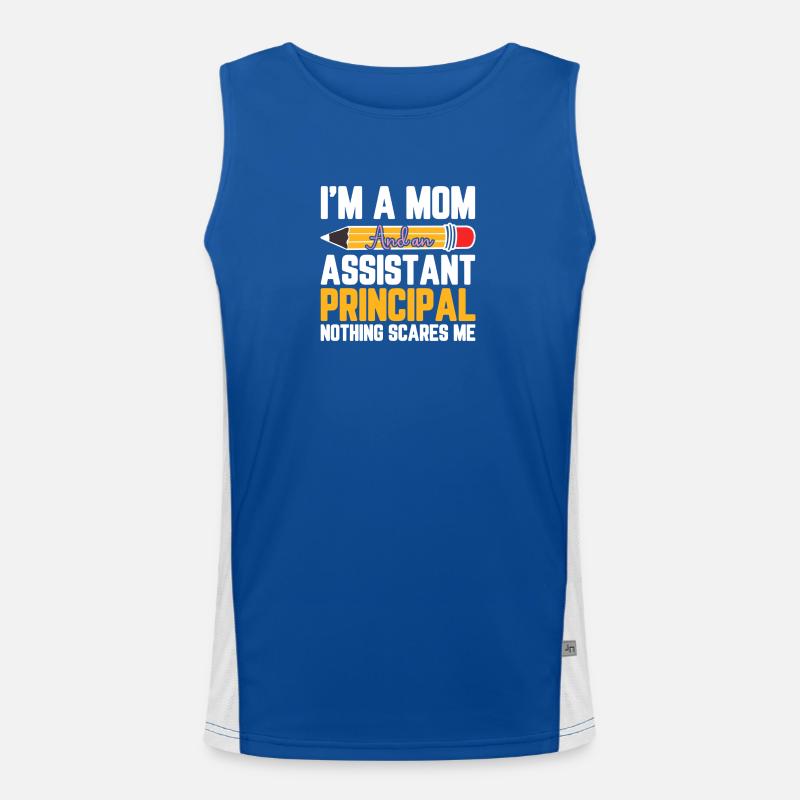 Nurse Mode All Day Every Day Men's Functional Contrast Tank Top 