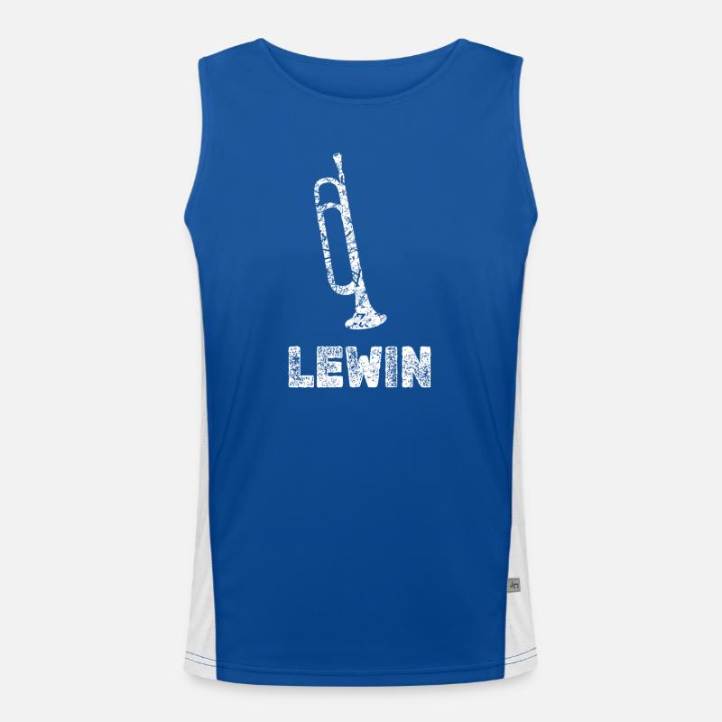 Blasmusik Lewin Funktionelles Kontrast-Tank Top für Männer 