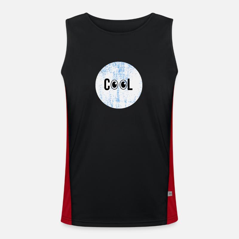 Cool Men's Functional Contrast Tank Top 