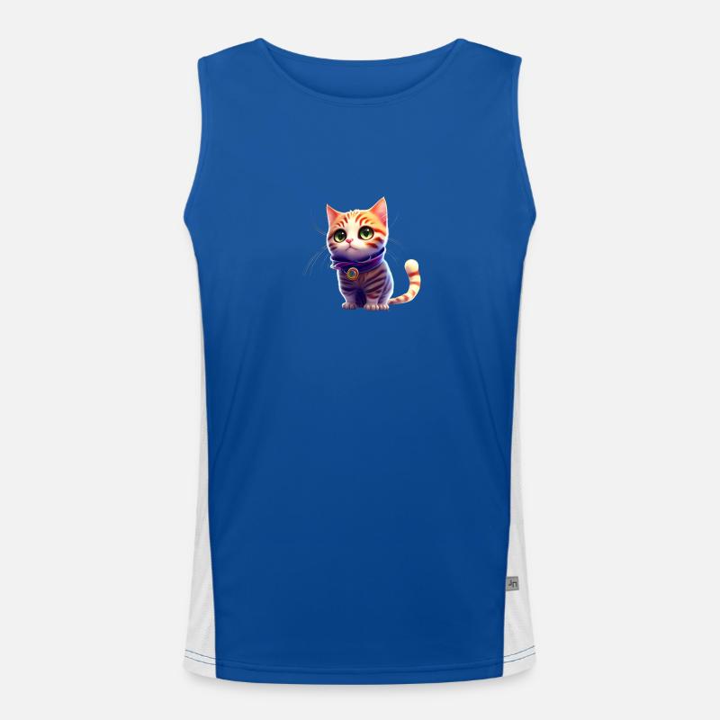 Chat Débardeur respirant contrasté Homme 