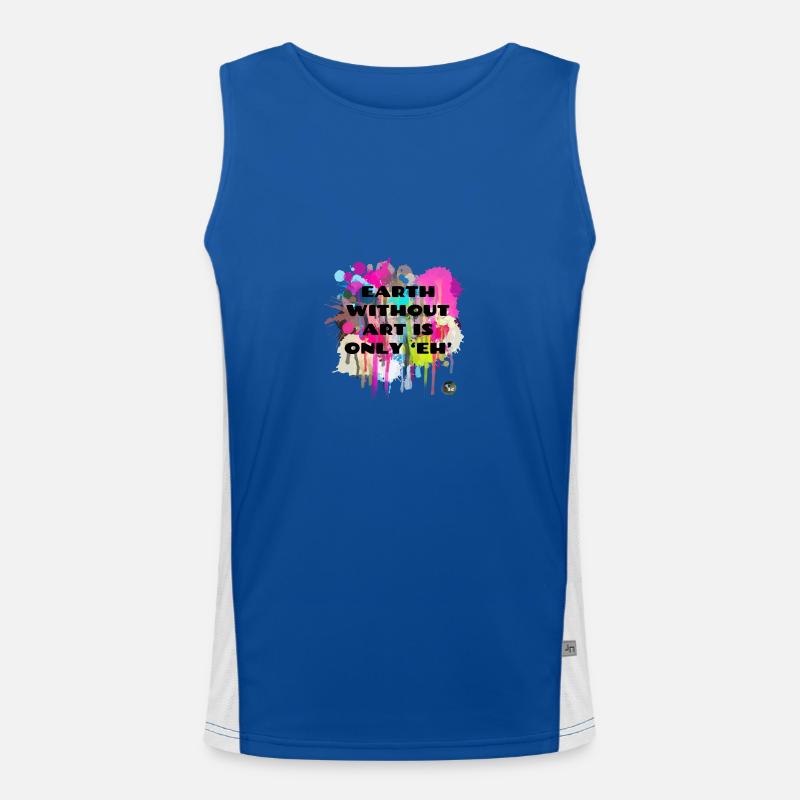 Zitat Funktionelles Kontrast-Tank Top für Männer 