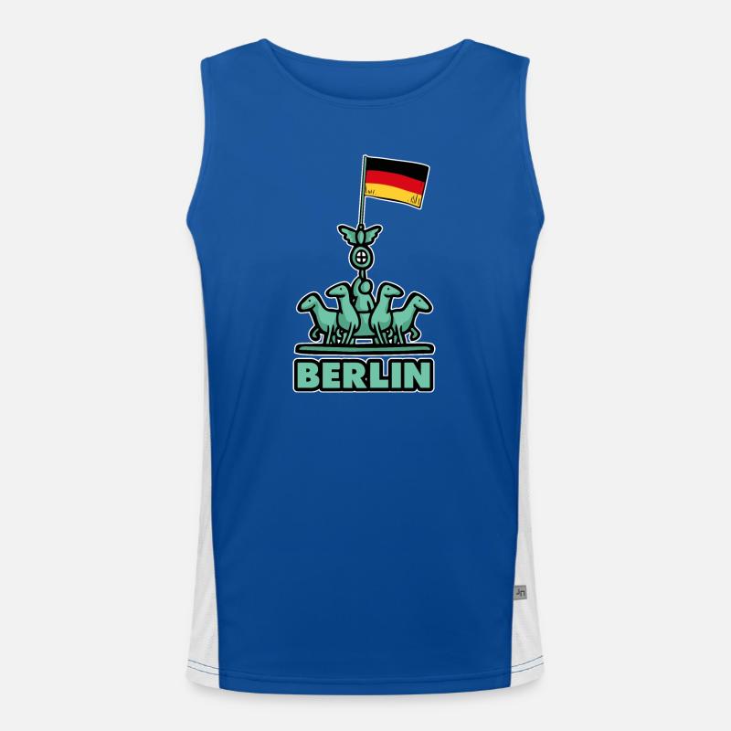 Berlin Men's Functional Contrast Tank Top 