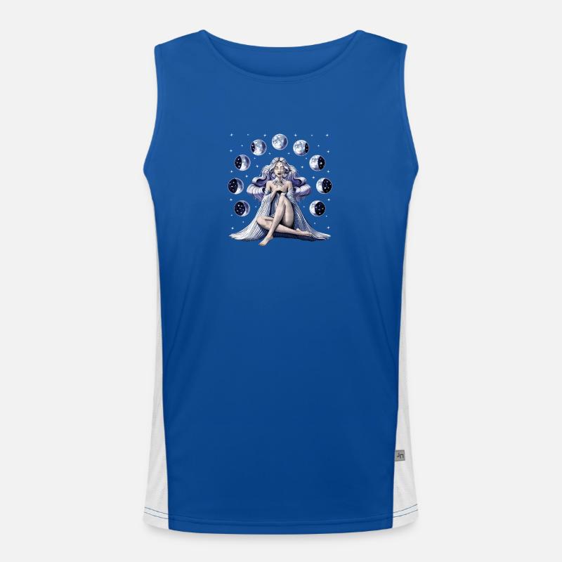 Moon Goddess Men's Functional Contrast Tank Top 