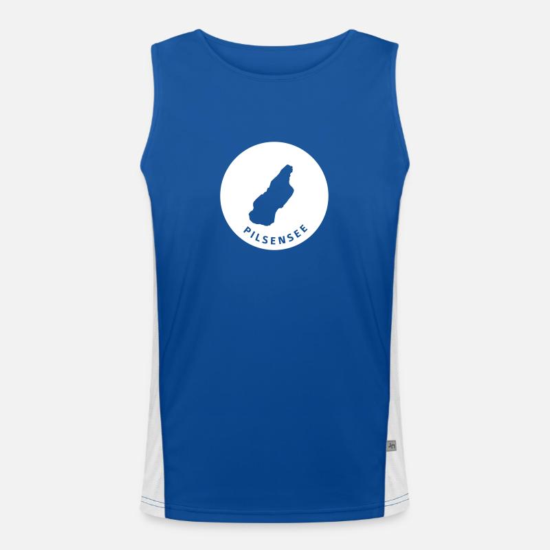 Pilsensee Simple Funktionelles Kontrast-Tank Top für Männer 