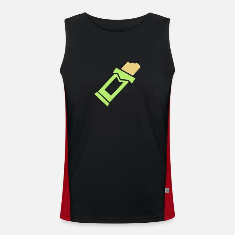Chocolate bar Men's Functional Contrast Tank Top 
