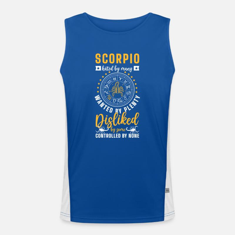 Zodiac Sign Zodiac Star Element Men's Functional Contrast Tank Top 