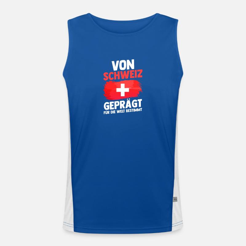 Suisse suisse Débardeur respirant contrasté Homme 