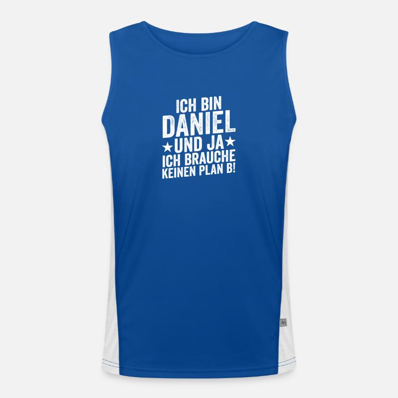 First name Daniel Men's Functional Contrast Tank Top 