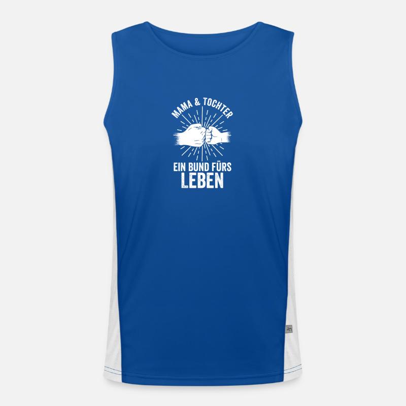 Mutter Mama Und Tochter Funktionelles Kontrast-Tank Top für Männer 