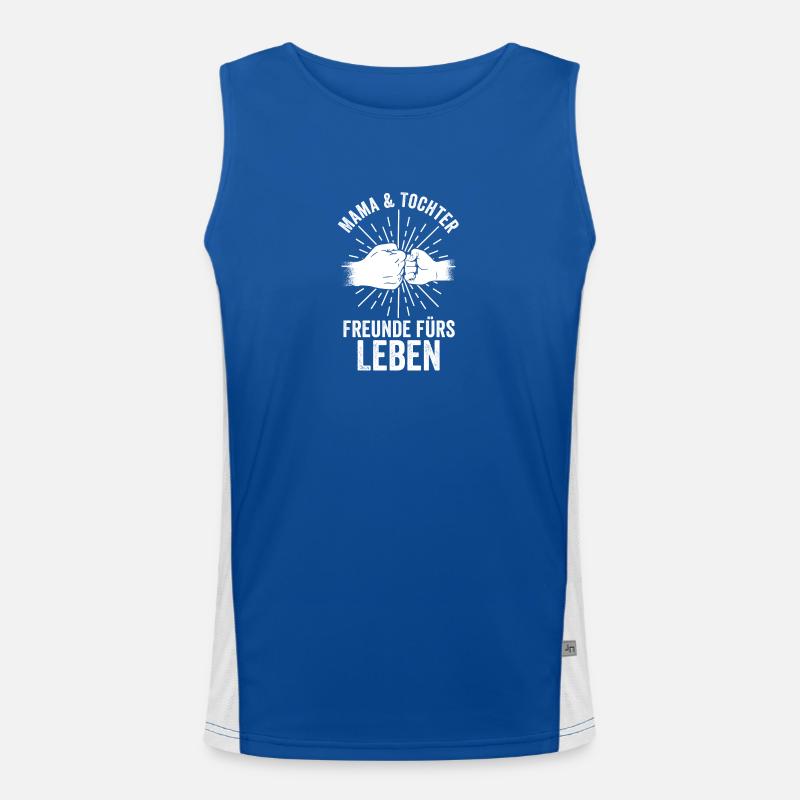 Mutter Mama Und Tochter Funktionelles Kontrast-Tank Top für Männer 