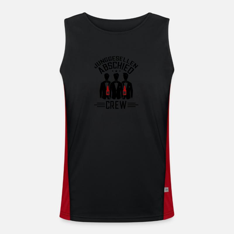 Bachelor Party Crew Men's Functional Contrast Tank Top 