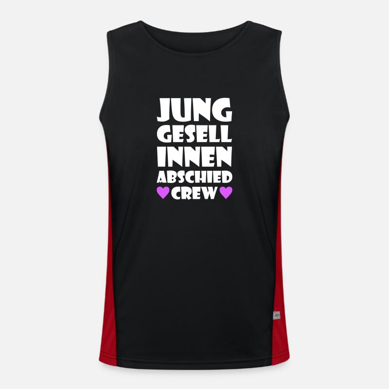 Hen Party Crew Hen Men's Functional Contrast Tank Top 