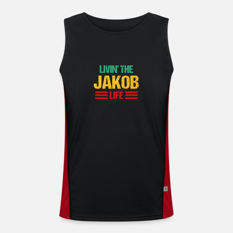 Jacob Men's Functional Contrast Tank Top 
