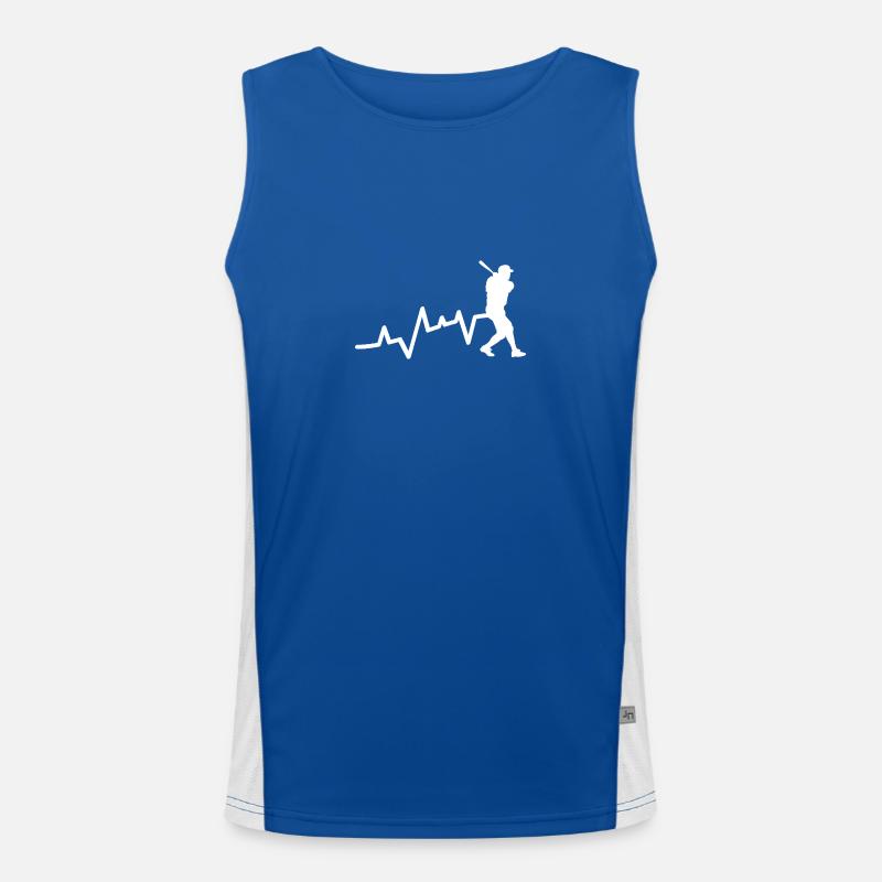 Baseballspieler Evolution Baseball Funktionelles Kontrast-Tank Top für Männer 