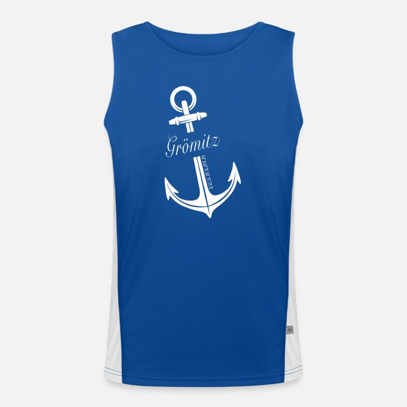 Grömitz Funktionelles Kontrast-Tank Top für Männer 