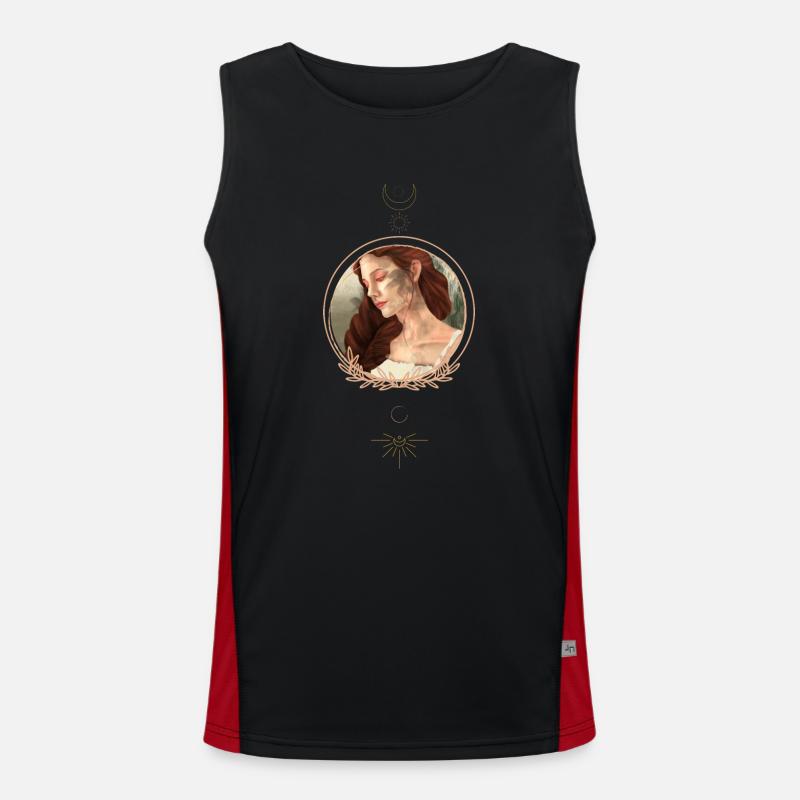 Frau Funktionelles Kontrast-Tank Top für Männer 
