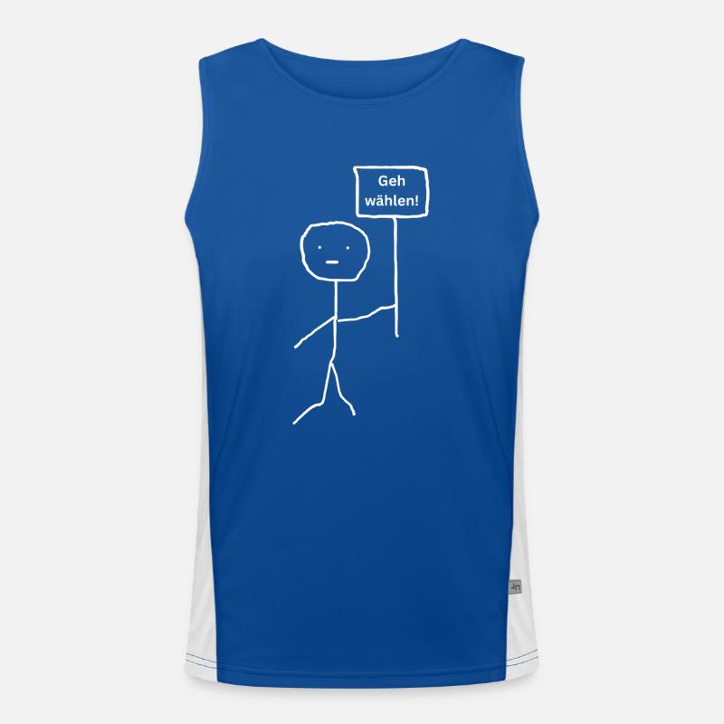 wählen Funktionelles Kontrast-Tank Top für Männer 