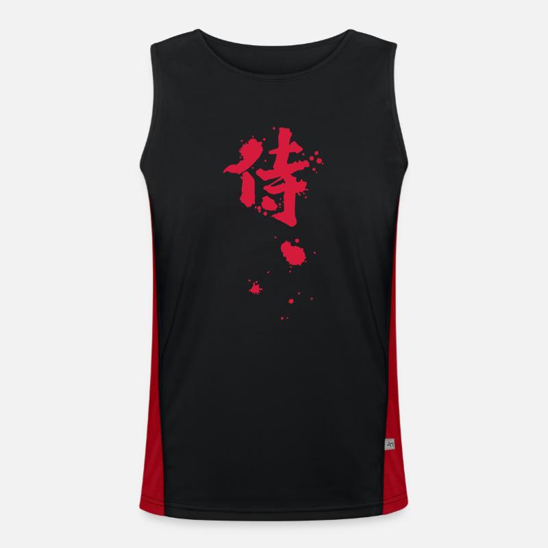 samurai Funktionelles Kontrast-Tank Top für Männer 
