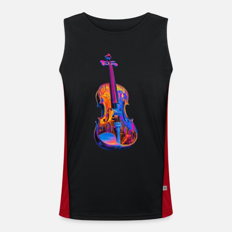 Violin Men's Functional Contrast Tank Top 
