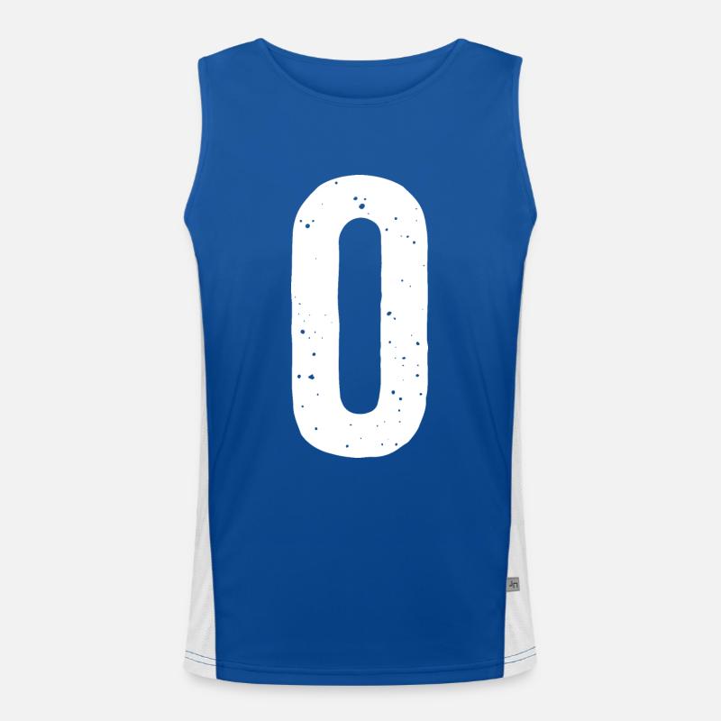 O Letter Men's Functional Contrast Tank Top 