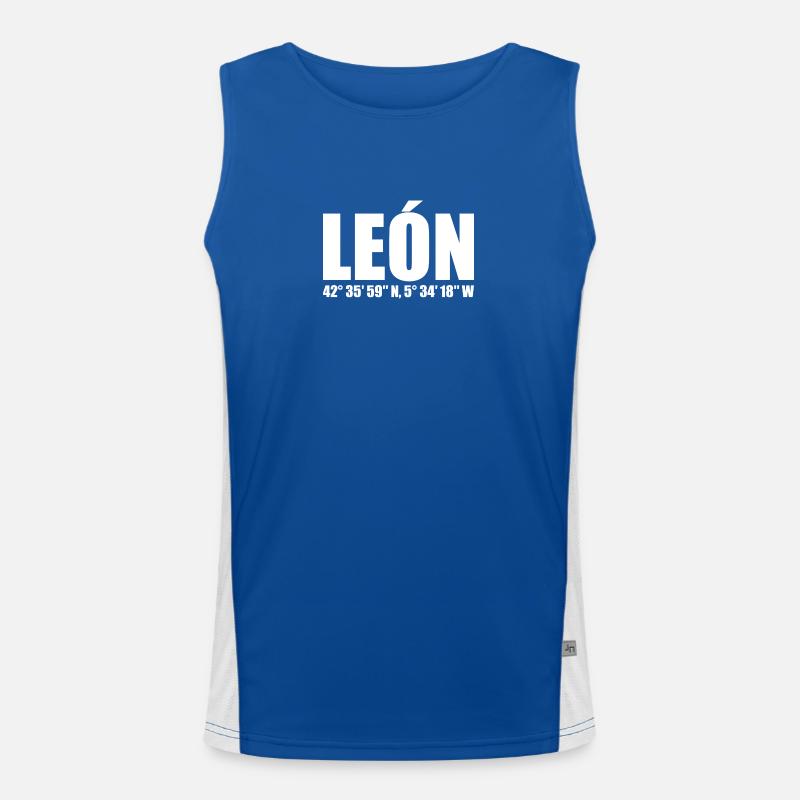 León Coordinates Men's Functional Contrast Tank Top 