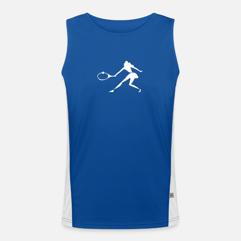 Tennis Funktionelles Kontrast-Tank Top für Männer 