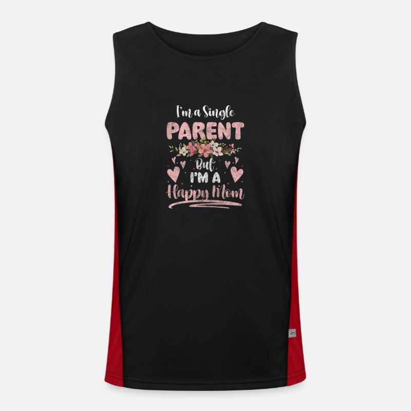 Single parent Men's Functional Contrast Tank Top 