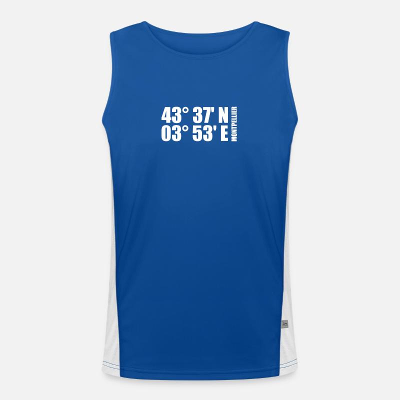Montpellier Coordinates Men's Functional Contrast Tank Top 