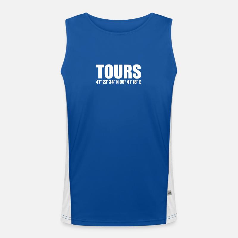 Tours Coordinates Men's Functional Contrast Tank Top 