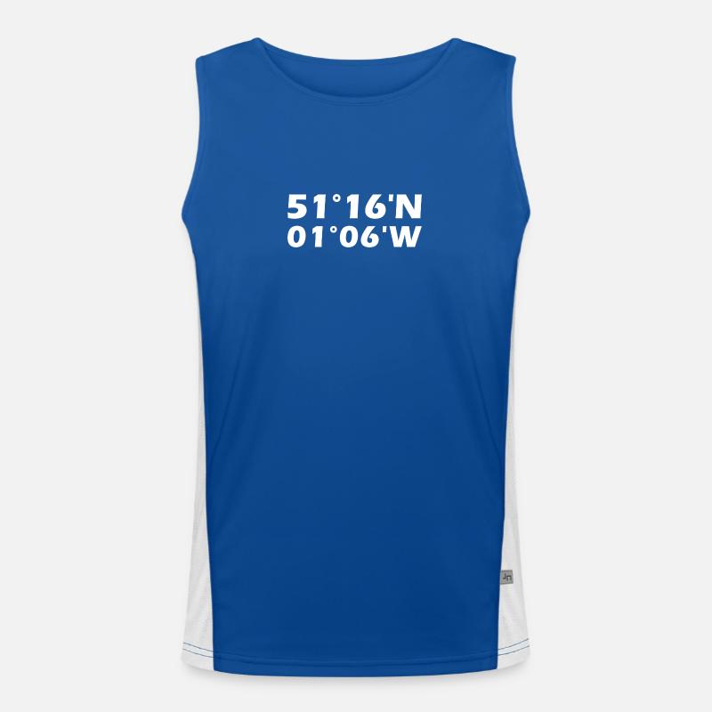 Basingstoke coordinates Men's Functional Contrast Tank Top 