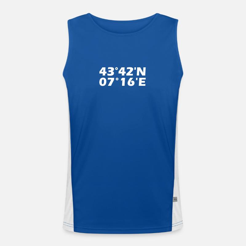 Nice coordinates Men's Functional Contrast Tank Top 