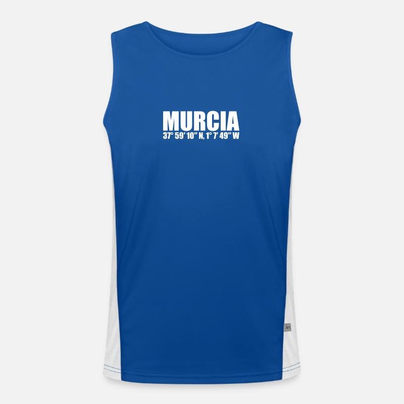 Murcia Coordinates Men's Functional Contrast Tank Top 