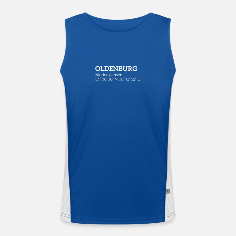 Oldenburg, Lower Saxony coordinates Men's Functional Contrast Tank Top 